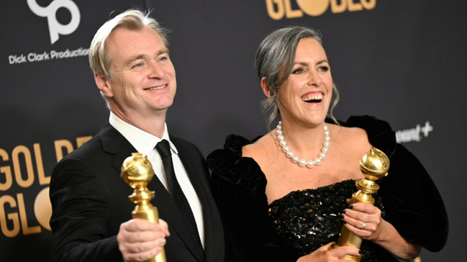 'Oppenheimer' tops Golden Globes on bittersweet night for 'Barbie'