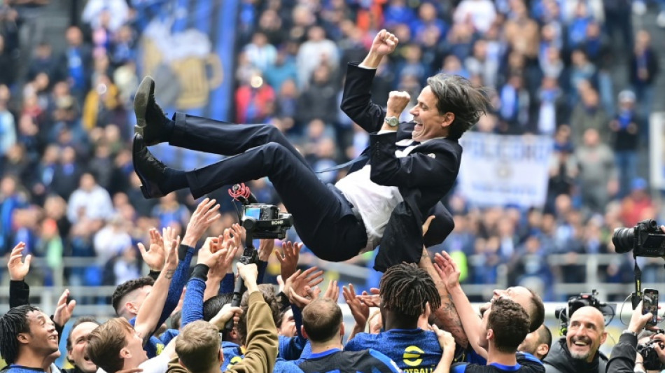 Italie: l'Inter plébiscité, Inzaghi meilleur entraîneur, Martinez meilleur joueur