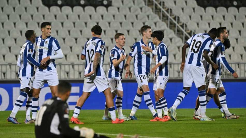 Real Sociedad vence Maccabi Tel Aviv (2-1) em seu 1º triunfo na Liga Europa