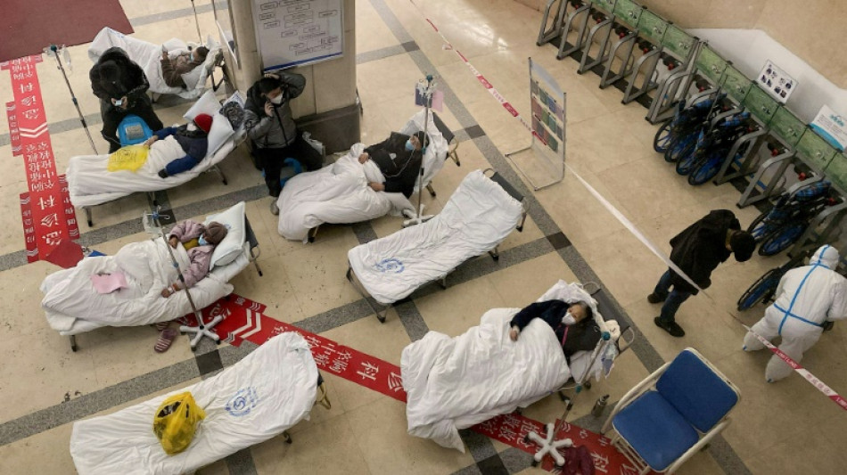 Hospitals overflow in China's Covid wave