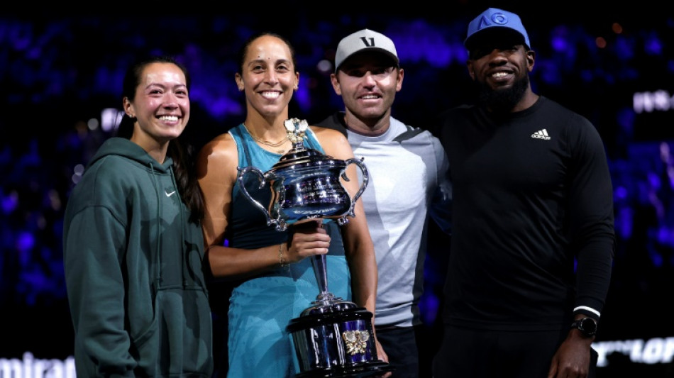 'Best honeymoon ever': Keys hails reluctant husband-coach after Slam win