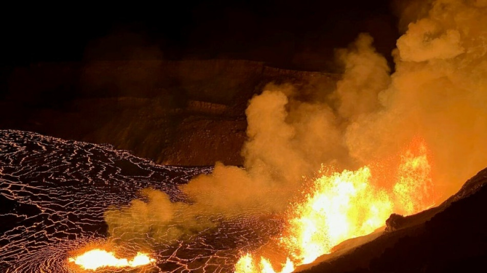 Hawaii's Kilauea volcano erupts, spewing columns of lava