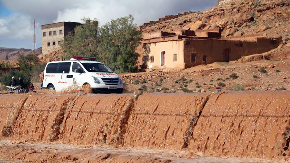 Maltempo, il sud del Marocco colpito da piogge torrenziali