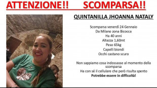 Baby sitter scomparsa, compagno indagato per omicidio volontario