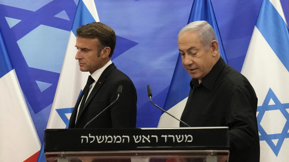 Netanyahu a Macron, limiti alle armi rafforza solo l'Iran