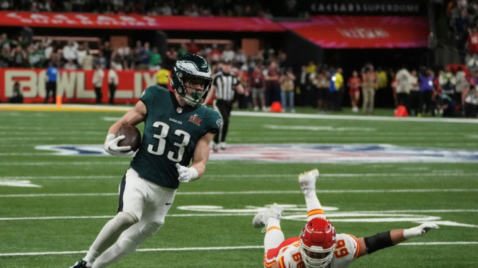 Eagles crush Chiefs to win Super Bowl as Trump joins the party