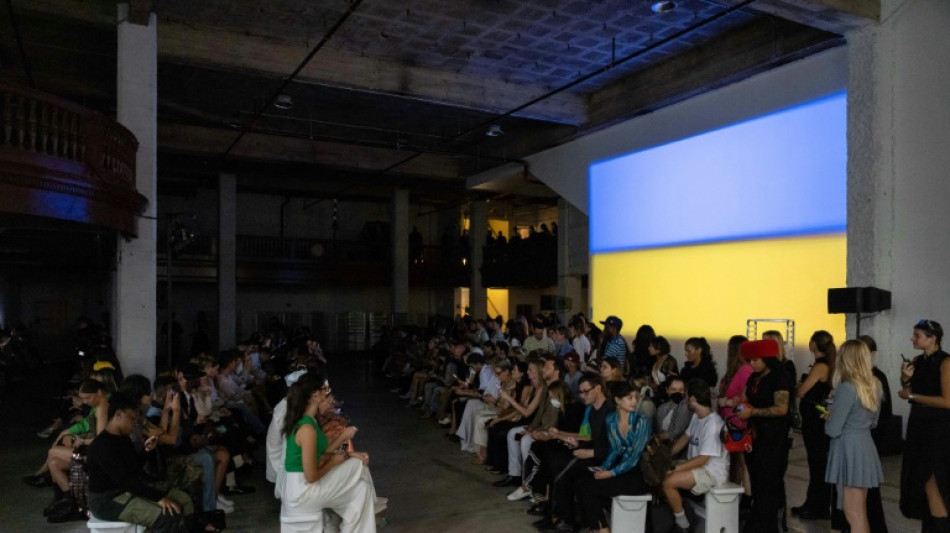 A la Fashion week de New York, un défilé patriotique pour l'Ukraine