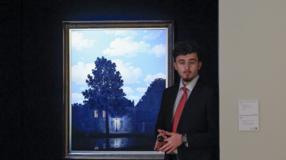 New York auction records expected for a Magritte... and a banana