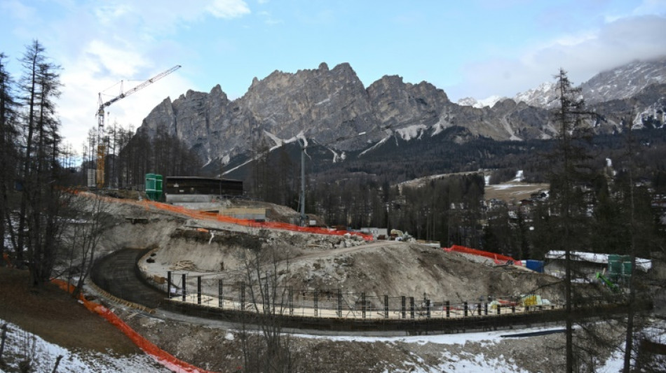 Race against time to complete contested Milan-Cortina bobsleigh track