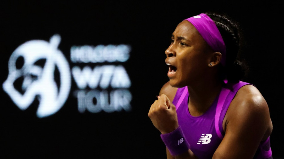 WTA-Finals: Gauff ringt Zheng nieder