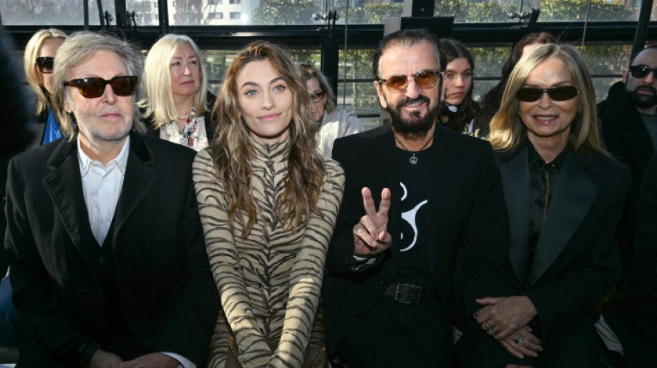 Paul y Ringo en el desfile de Stella McCartney en París