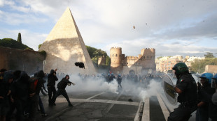 Cariche della polizia al corteo pro Pal a Roma