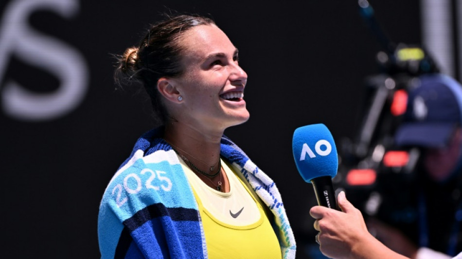 Sabalenka a happy snapper at Australian Open