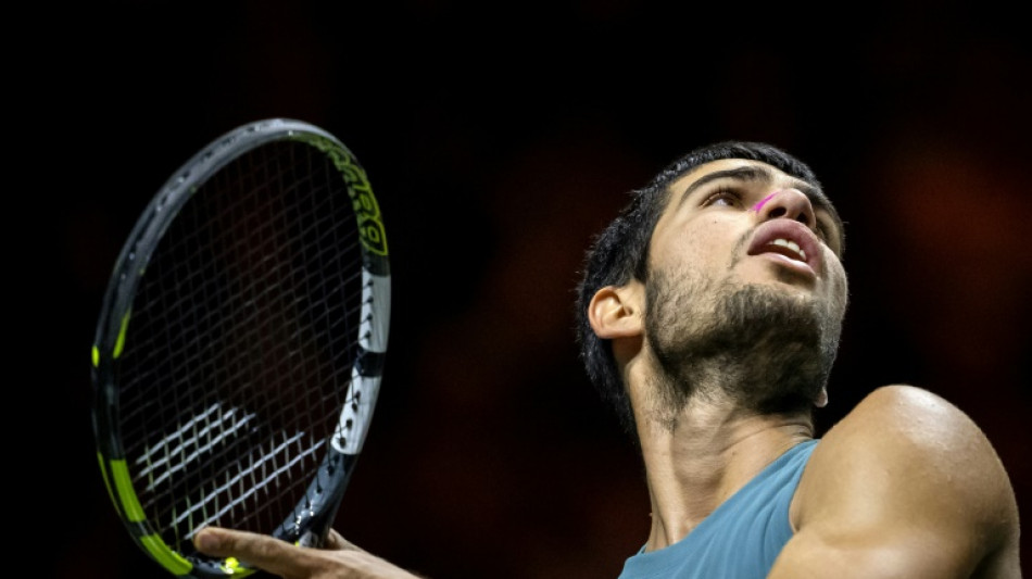 Alcaraz muscles past De Minaur for Rotterdam Open title