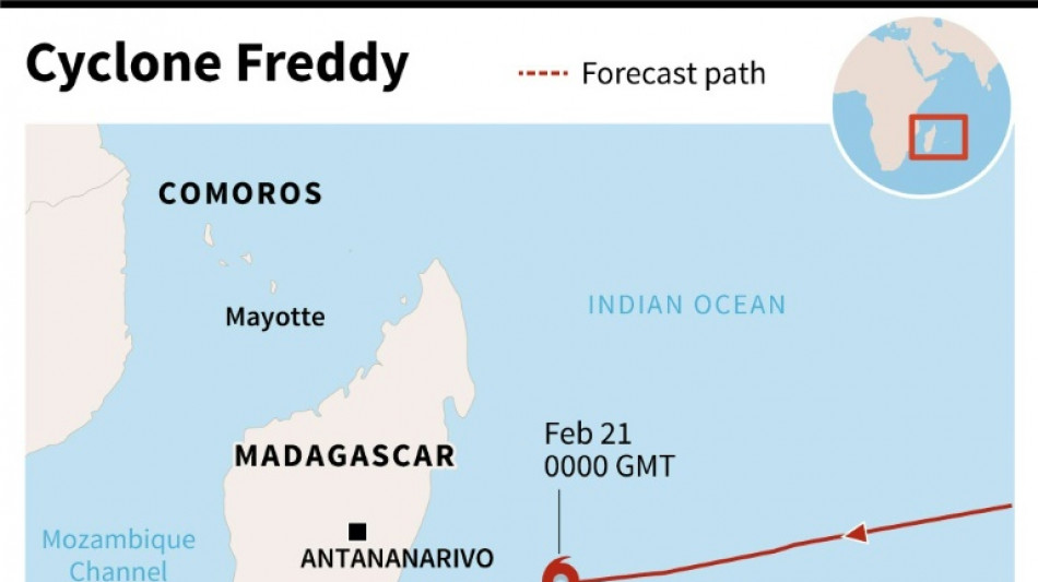 Cyclone Freddy hits Madagascar, four killed