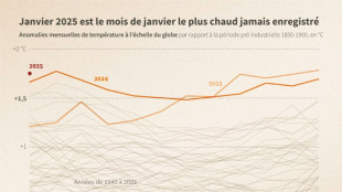 Climat: le monde est entré dans une période de réchauffement de plus de 1,5°C à long terme, selon des scientifiques